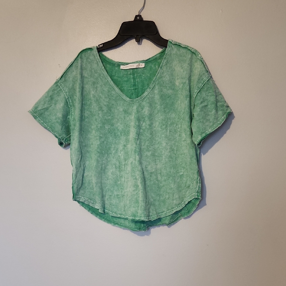 Altar'd State Mint Green Short Sleeve Tee